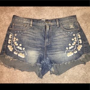 Free People Jean Shorts